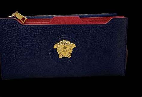 versace card case